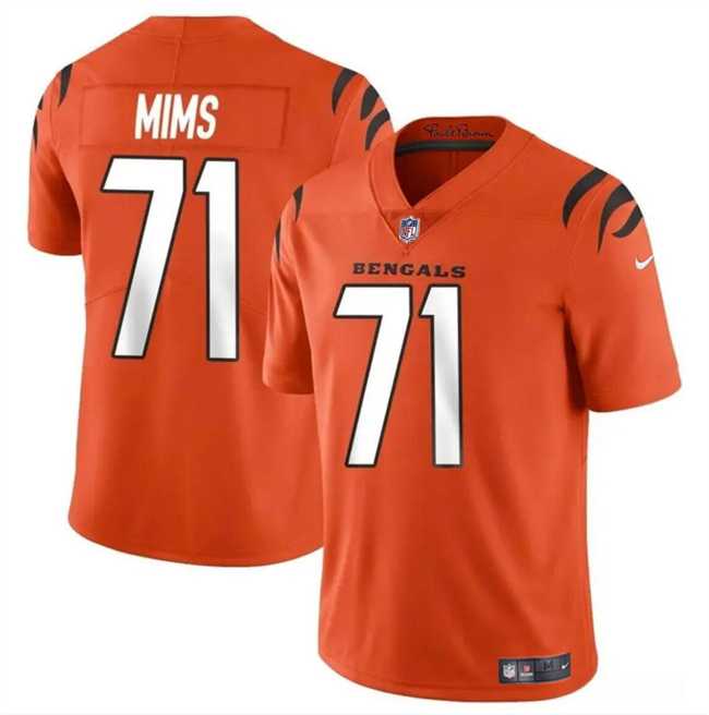 Men & Women & Youth Cincinnati Bengals #71 Amarius Mims Orange 2024 Draft Vapor Untouchable Limited Stitched Jersey,We sell and wholesale Men & Women & Youth Cincinnati Bengals #71 Amarius Mims Orange 2024 Draft Vapor Untouchable Limited Stitched Jersey on line form chian!